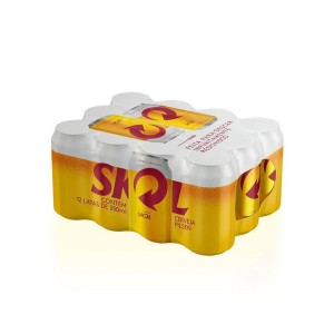 Cerveja Skol Lata 350ML 12X1 Gelada