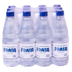 Água Prata pet 510 ml com 12 unidades