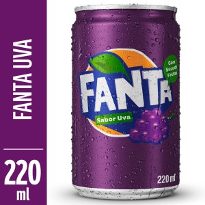 Refrigerante Fanta Uva Lata 350ml Pack 6x1