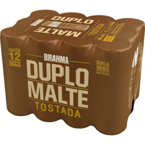 Cerveja Brahma Duplo Malte Lata 350ML 12X1
