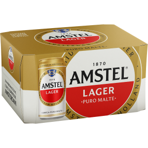 CERVEJA AMSTEL LATA 269ML 12X1