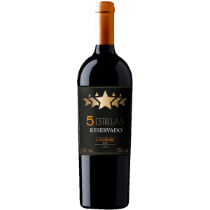 Vinho Tinto 5 Estrelas Carmenere 750ML