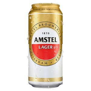 CERVEJA LAGER PURO MALTE AMSTEL LATA 269ML