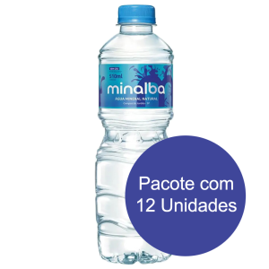 Água Minalba 510 ml com 12 unidades