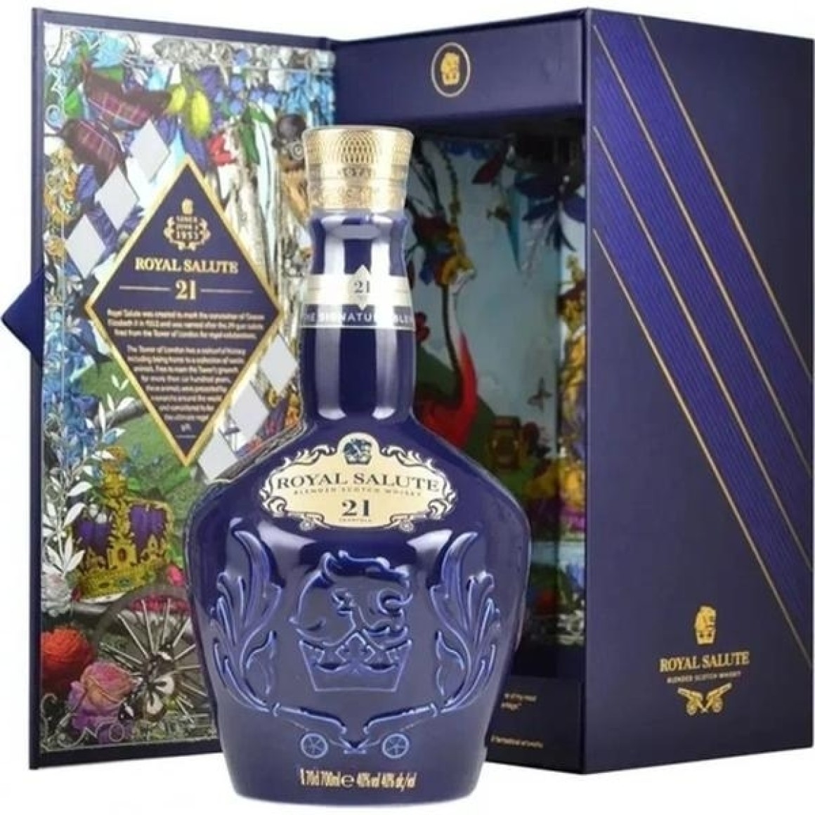 未開封 おまけ付 CHIVAS  SALUTE 21YEARSOLD Whisky Royal Salute 21 Anos 700ml