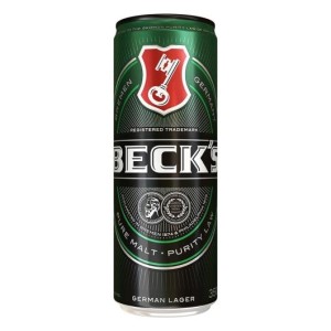 CERVEJA BECKS PURO MALTE 350ML LATA